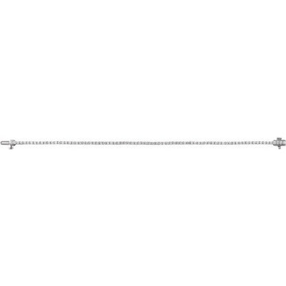 14K White Gold 2.00 CTW Round Prong-Set Lab Grown Diamond Line Bracelet