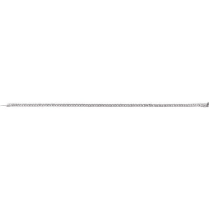14K White Gold 2.00 CTW Round Prong-Set Lab Grown Diamond Line Bracelet