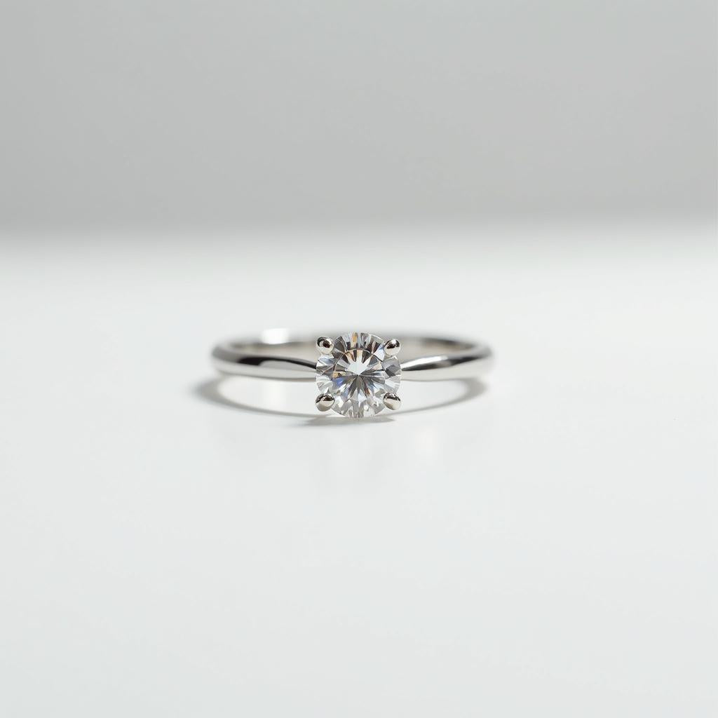 19K White Gold 2.01 CTW Diamond Solitaire Engagement Ring