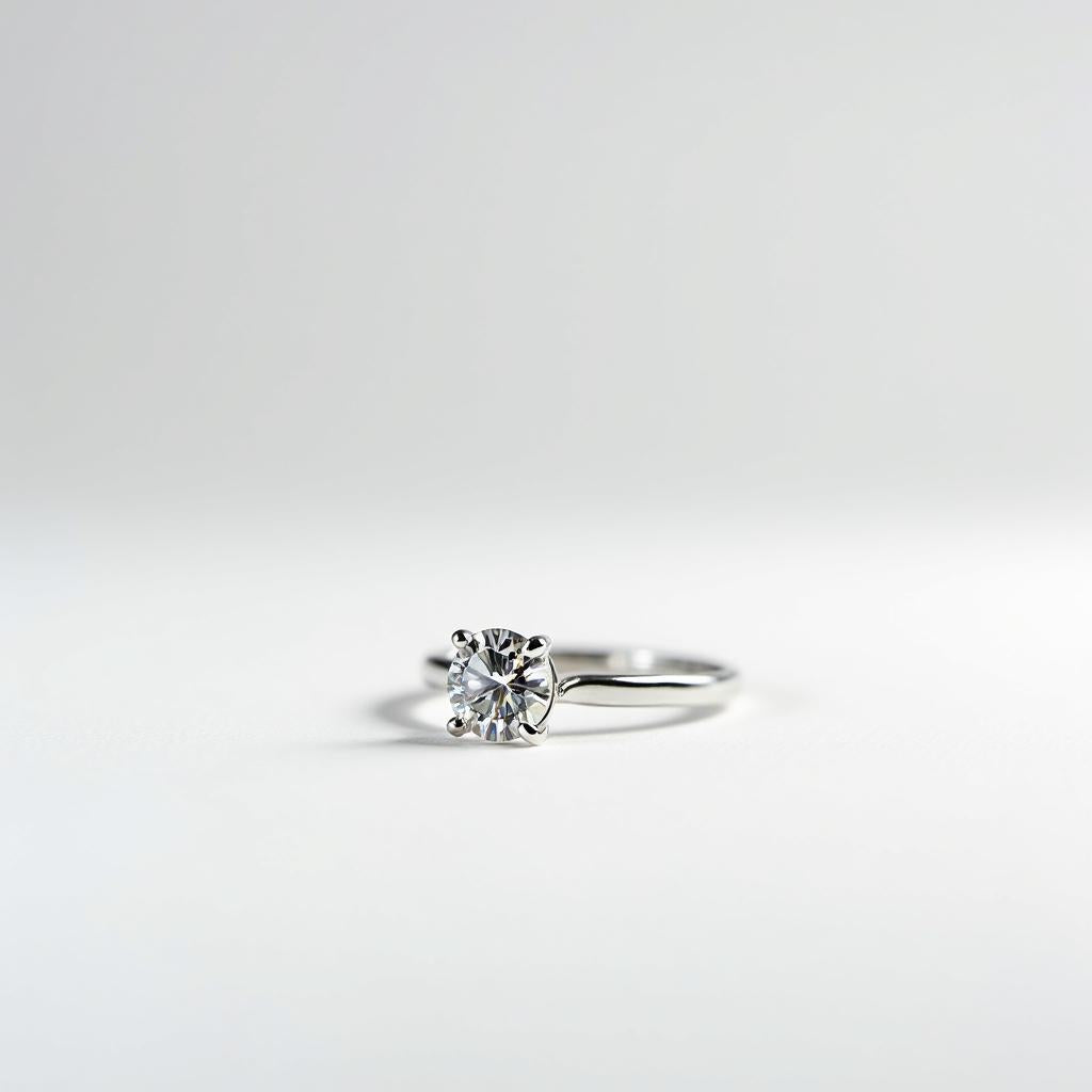 19K White Gold 2.01 CTW Diamond Solitaire Engagement Ring