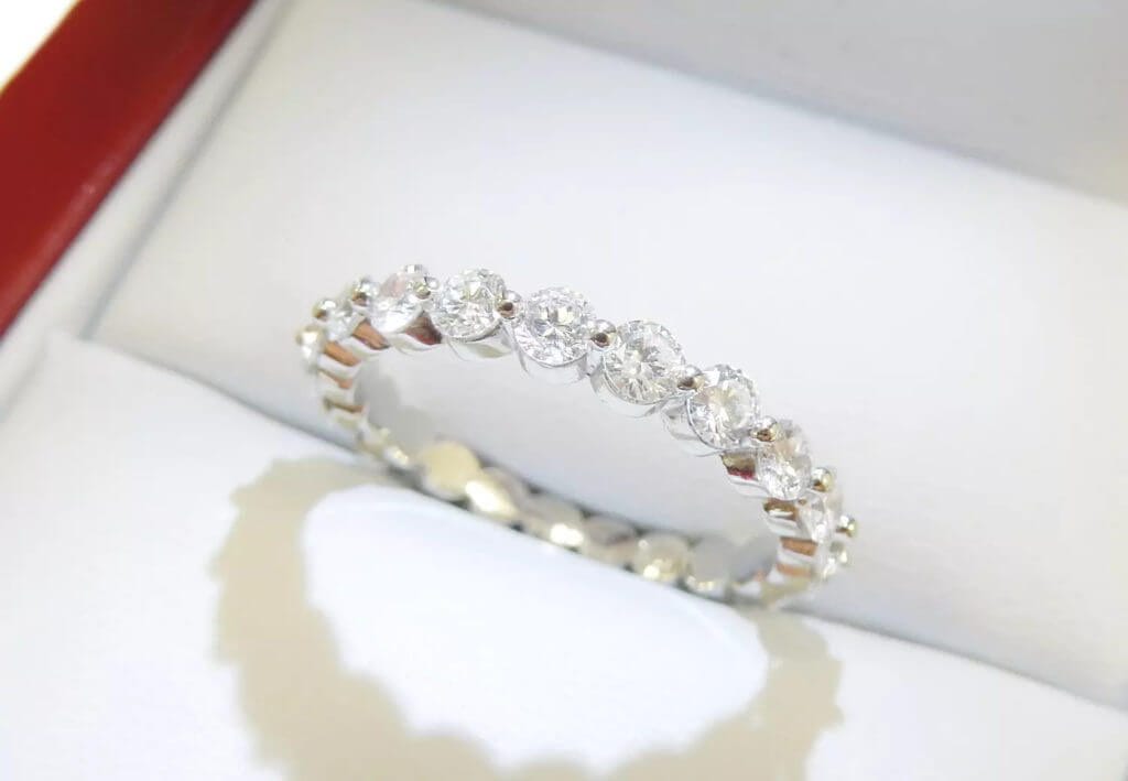 Floating Diamond Eternity Band Style 4248