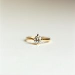 Round Engagement Ring