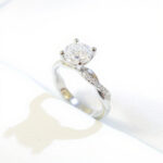 Twisted Band Engagement Ring