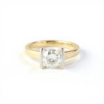 Two-Tone Tension-Style Ring