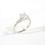 Baguette Three-Stone Engagement Ring