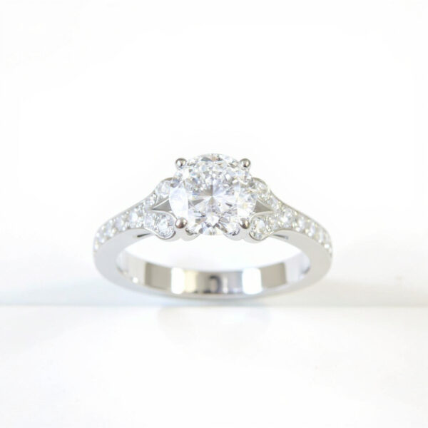 Split-Shank Engagement Ring