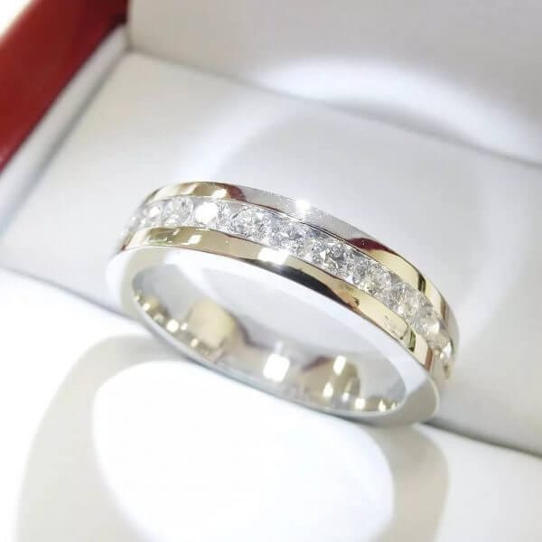 Comfort Fit Diamond Wedding Band - DiamondNet