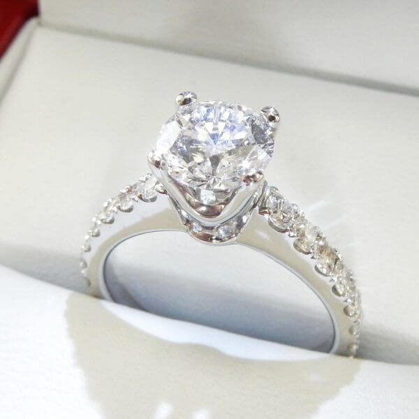 1.03ct diamond engagement ring