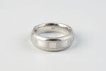 Customizable White Gold Wedding Ring