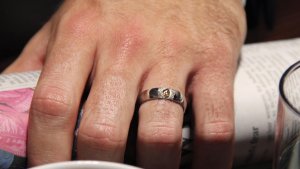 Man engagement ring