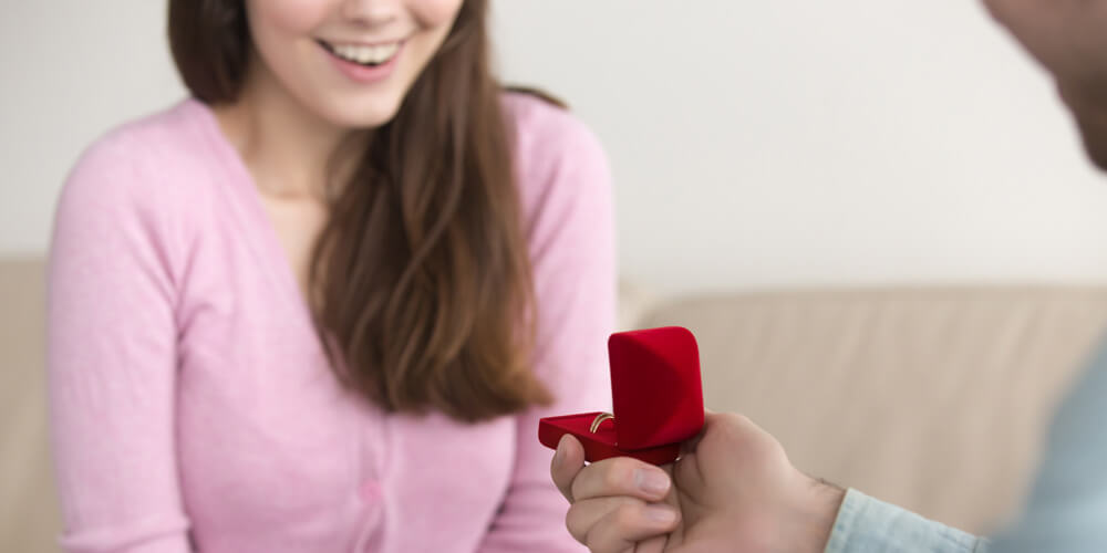 Ask your girlfriend for marriage