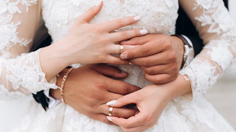 Wedding on sale band thickness
