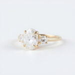 Rose Gold Three-Stone Ring