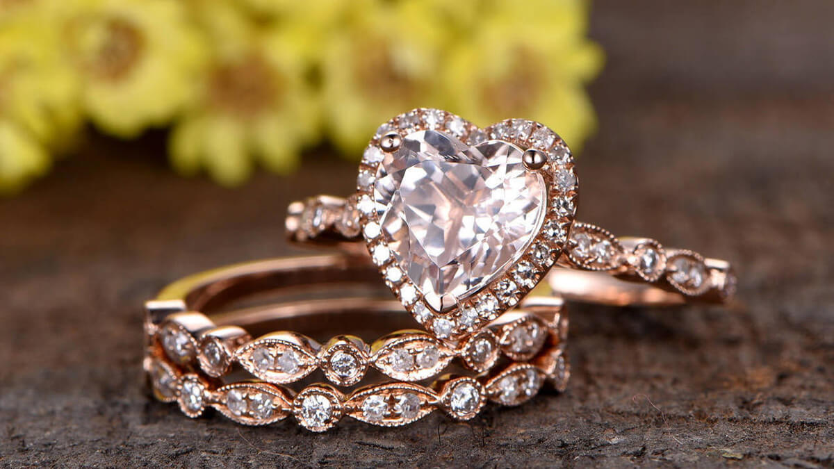 1 CT Heart Cut Lab Grown Created Three Stone CVD Diamond Ring Engagement  Ring Diamond Jewellery at Rs 59000/piece | Surat | ID: 2848972869530