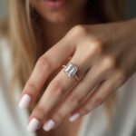Radiant Cut Halo Engagement Ring