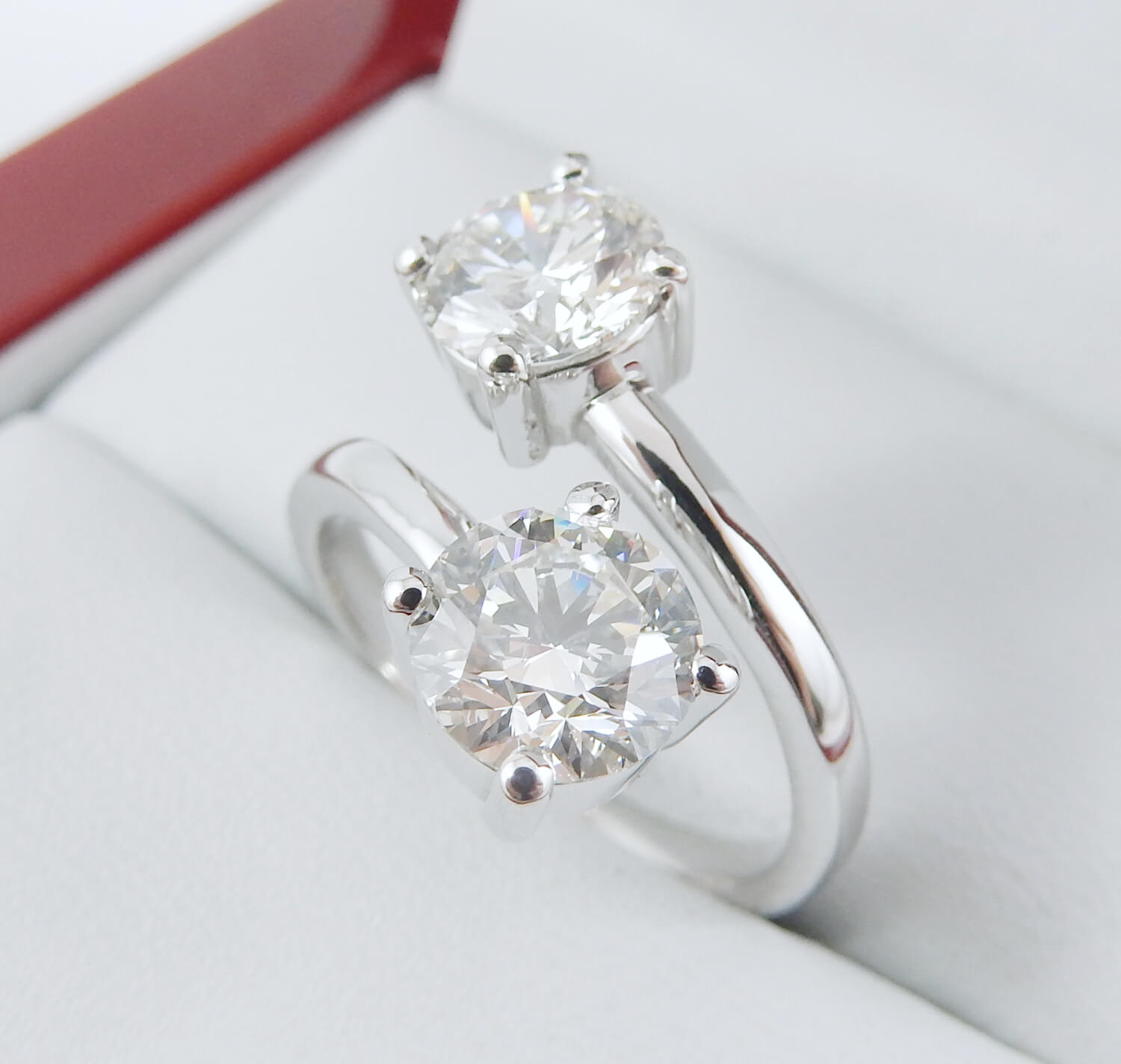 Two-Stone Diamond Ring Style#4317 - DiamondNet