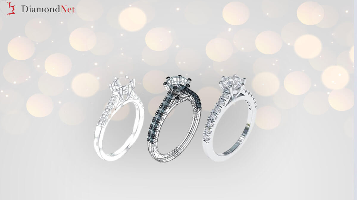 Custom Design Oval Cut Moissanite Engagement Ring | Forever Moissanite