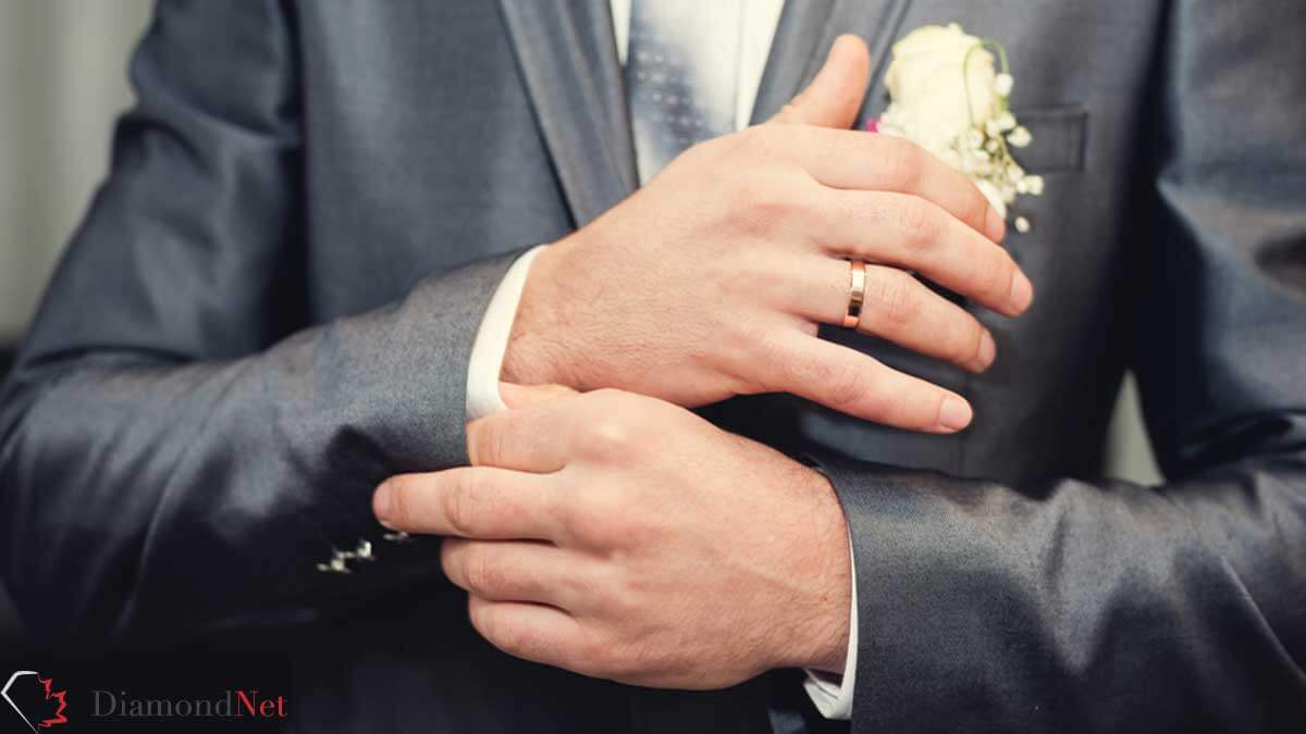 Diamond wedding rings for Men