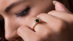 Black Diamond engagement rings in Vancouver