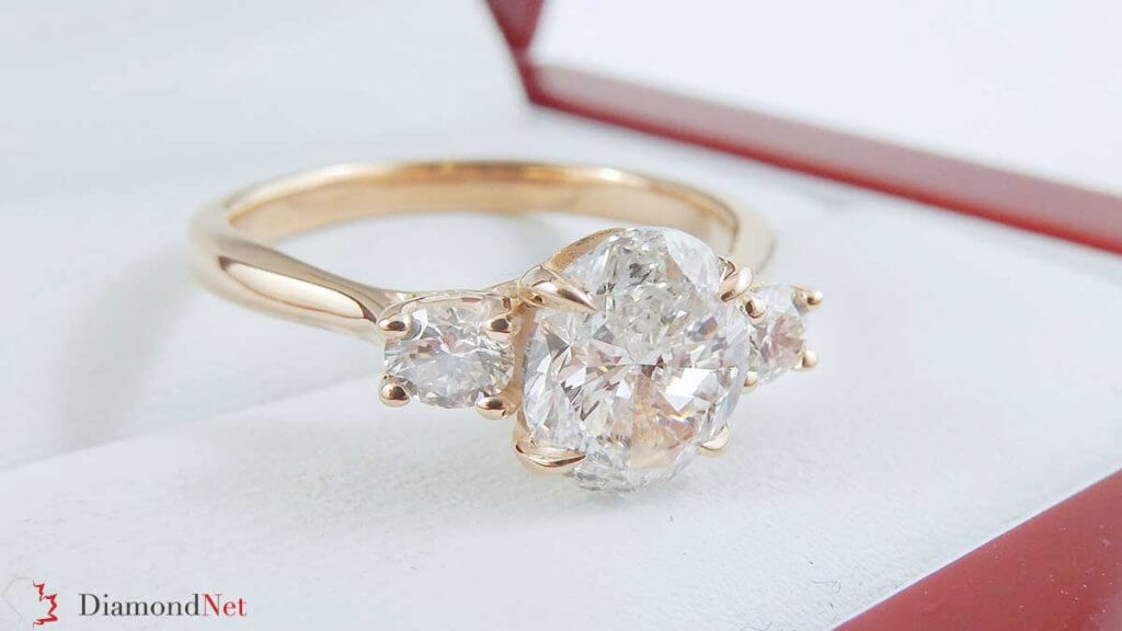 Rose Gold engagement ring!