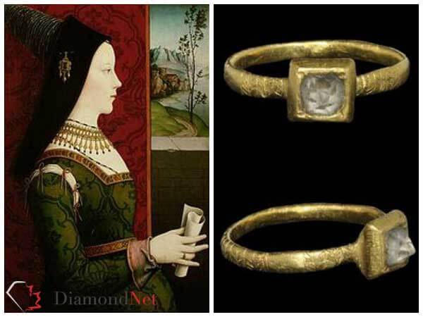 mary of burgundy engagement ring