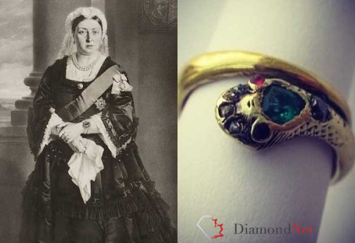 Queen Victoria of England engagement ring