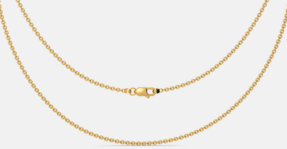 Cable gold chain