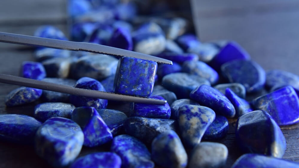 Blue lapis in Thailand