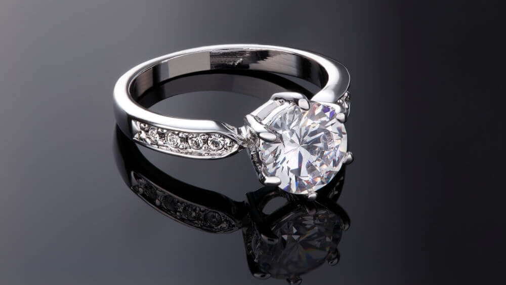 Platinum wedding ring