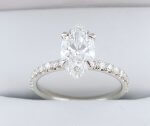 1.08ct Lab-Grown Marquise Diamond Ring