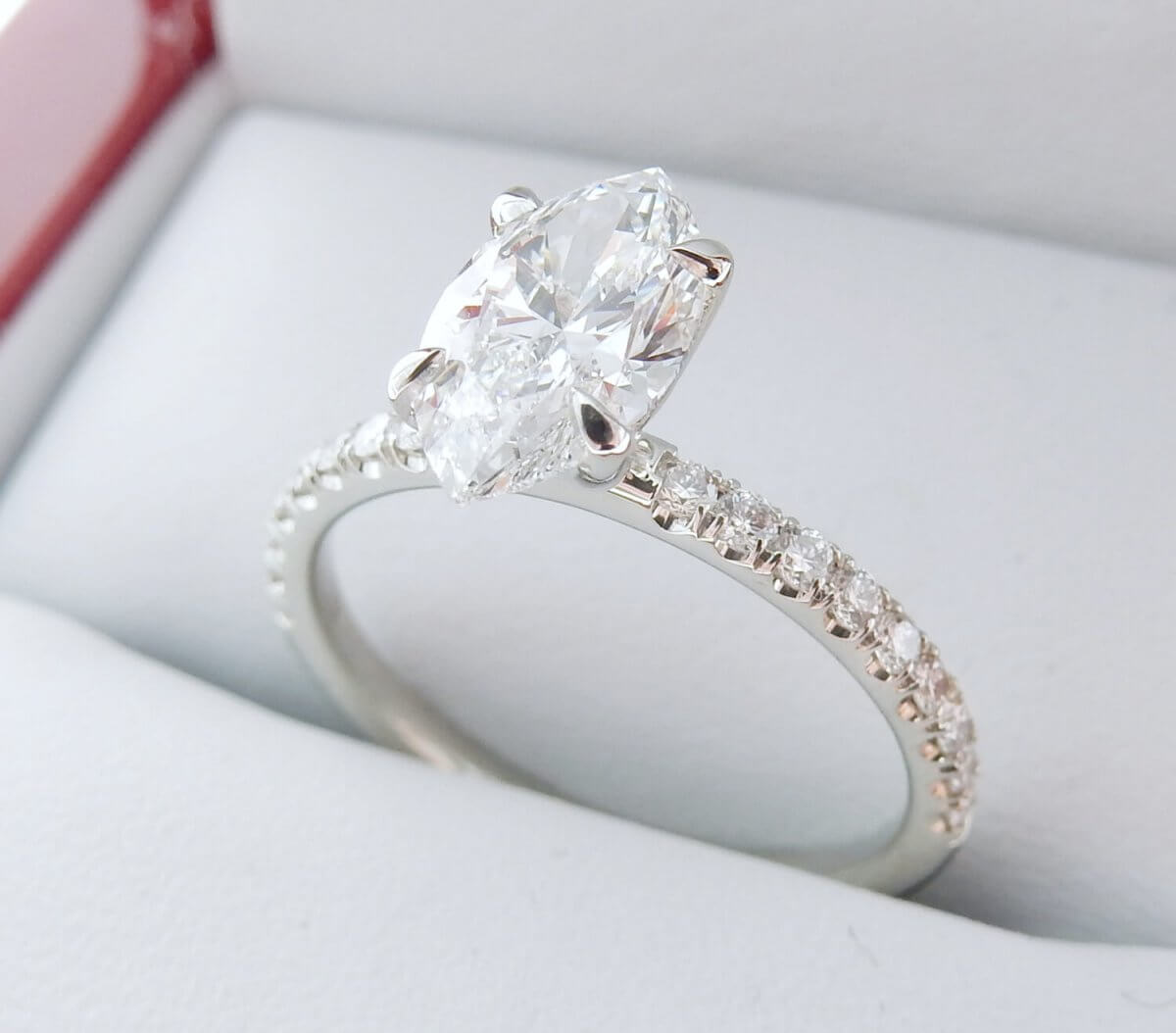 Lab-Grown Marquise Diamond Ring#4328 - DiamondNet