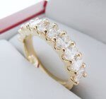 Oval-Diamond-Half-Eternity-Wedding-Band-Yellow-Gold-Diamondnet.ca (3)