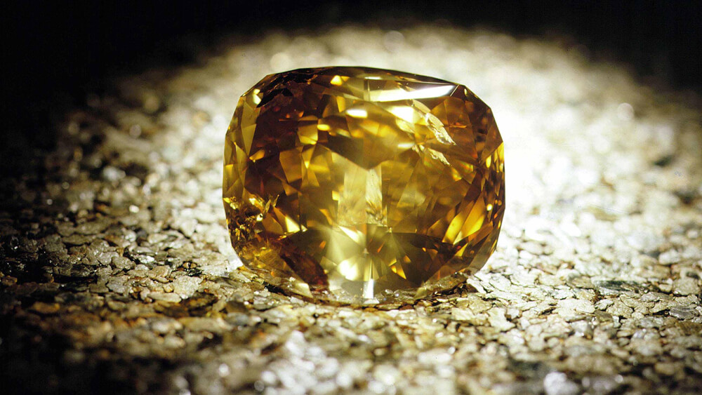 Golden jubilee diamond