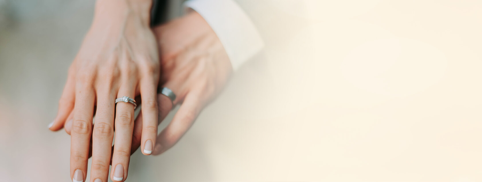 bride and groom hands