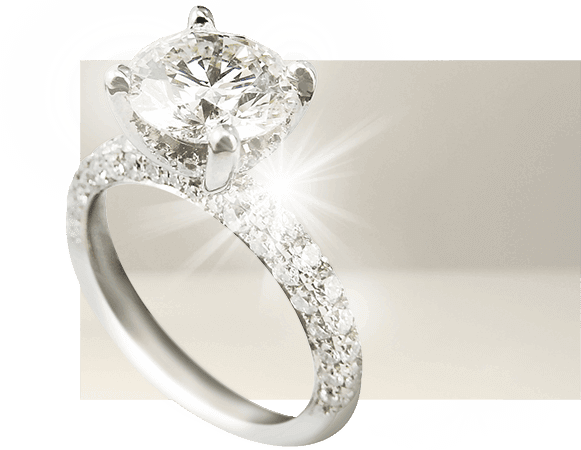 sparkling diamond ring