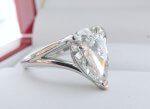 1.39ct Pear shape Lab-Diamond