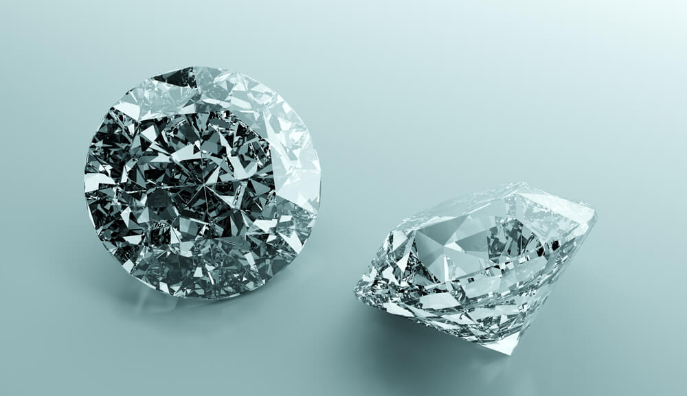 Brilliant cut diamond, a precious gem jewelry