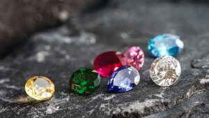 Different Colorful Gem stones
