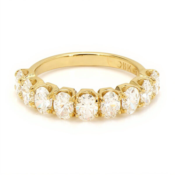 Oval-Cut 9-Stone Diamond Ban