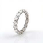 East-to-West Oval Eternity Band
