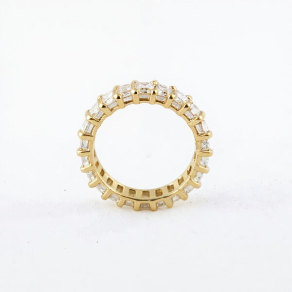 Radiant Diamond wedding bands