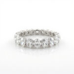 Oval cut Eternity Band