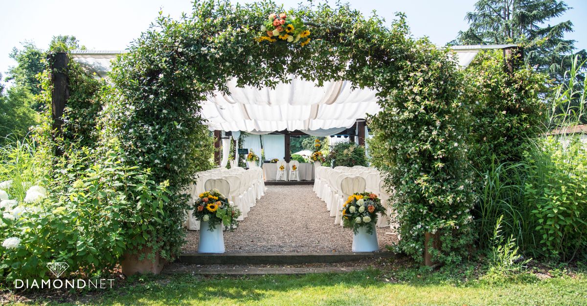 A charming wedding ceremony, ideal for 2025 weddings in Canada.