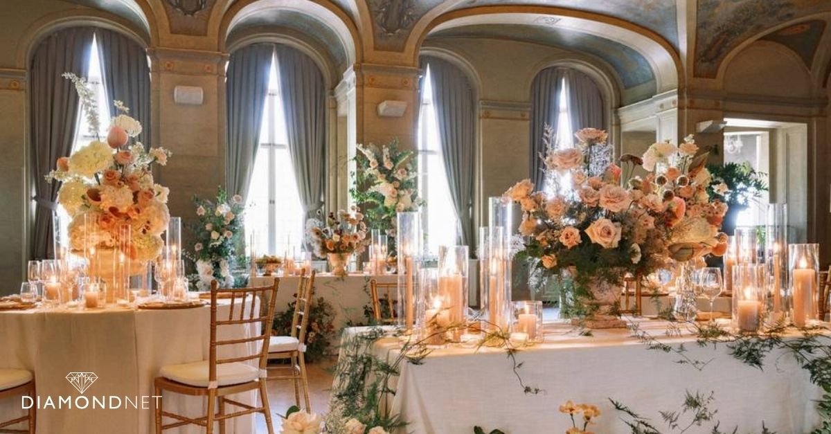A grand wedding reception at Fairmont Le Château Frontenac