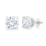 1 ct Solitaire Diamond Studs