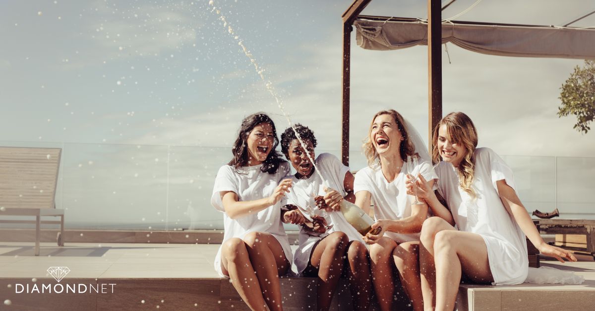 Celebrating a bridesmaid proposal event